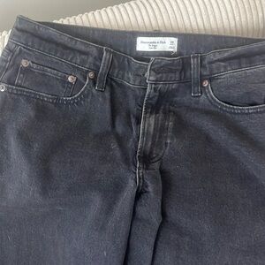 Abercrombie and Fitch denim low rise baggy